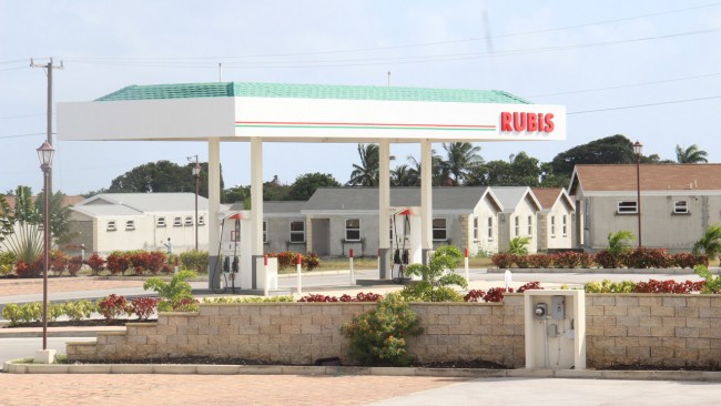 RUBIS Gas Station at Villages, Coverley in Barbados Constructed Without Planning Permission