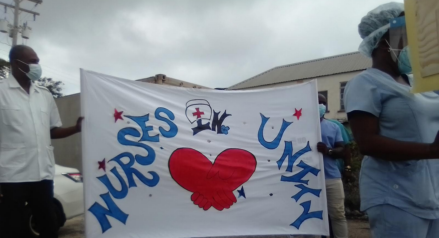 Barbados Nurses Take to the Streets, Again