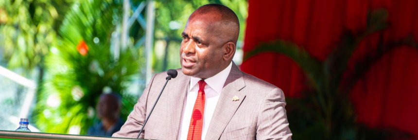 Prime Minister of the Commonwealth of Dominica, Dr Roosevelt Skerrit