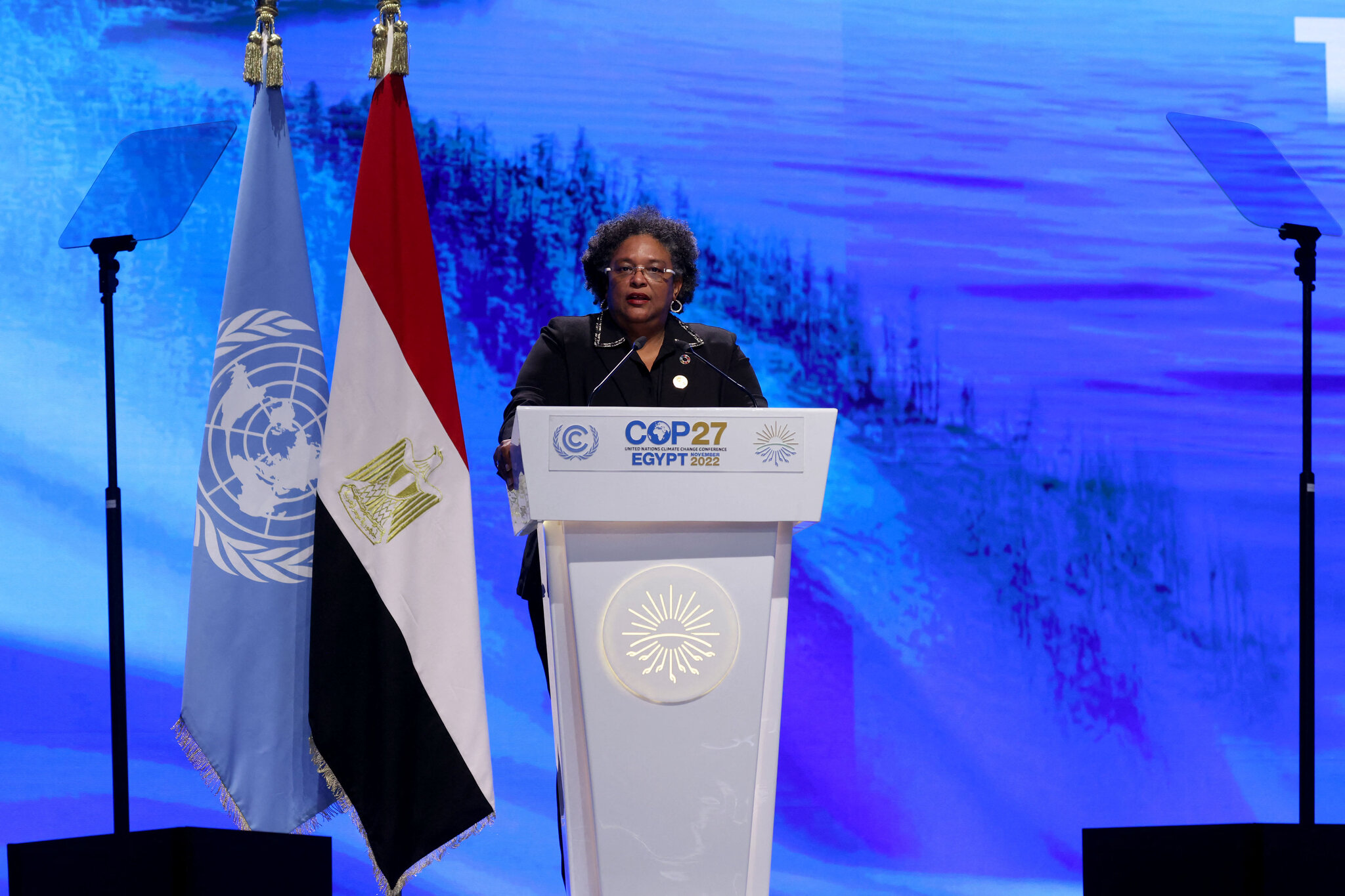 Mia Mottley, COP Summit