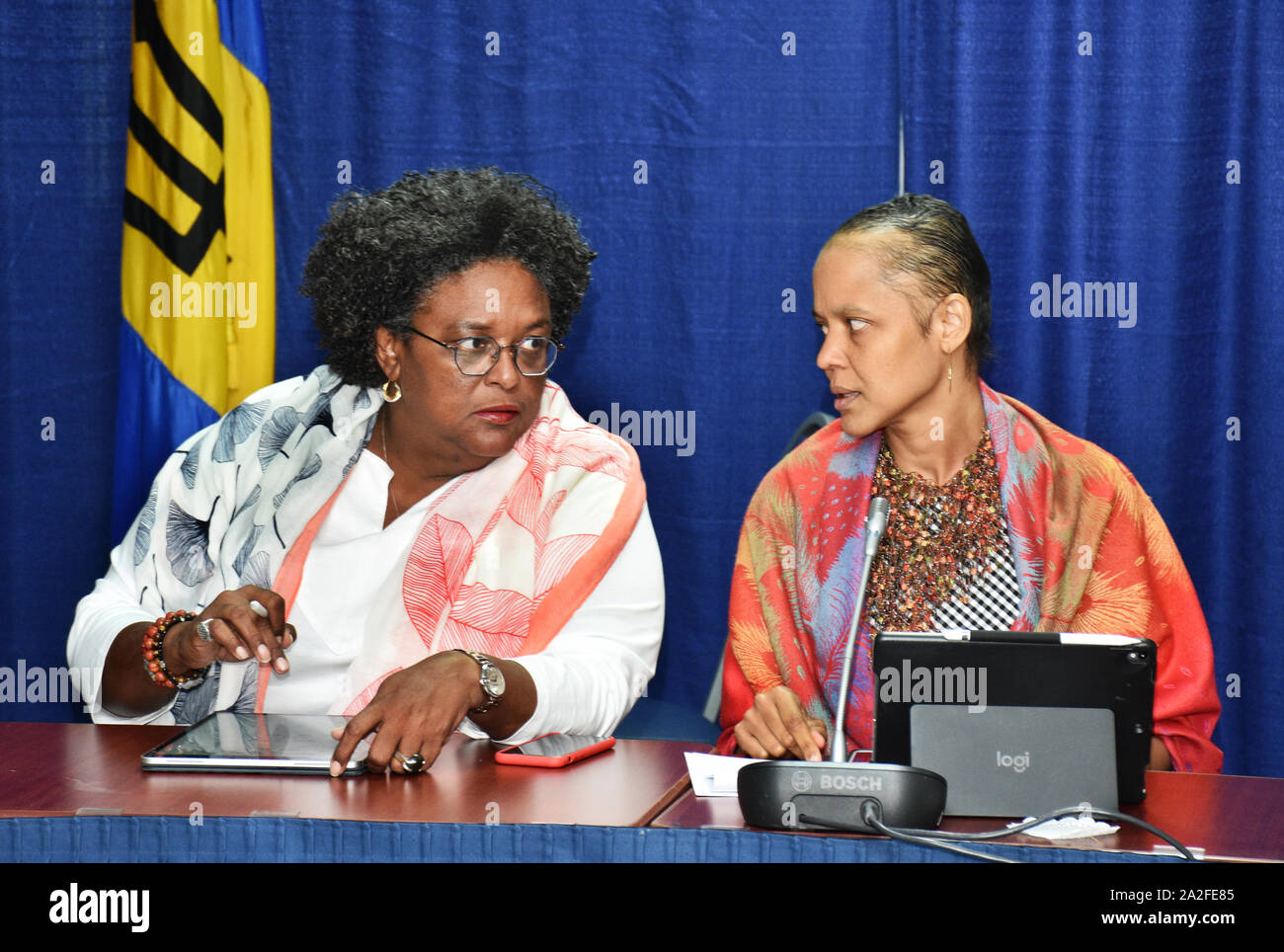 Mia Mottley, Santia Bradshaw