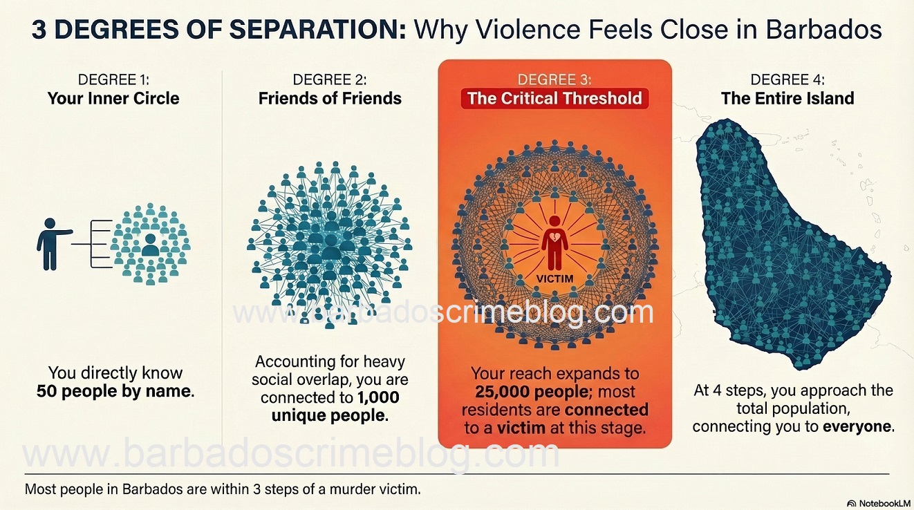 How Socially Close Are You to a Murder Victim in Barbados?